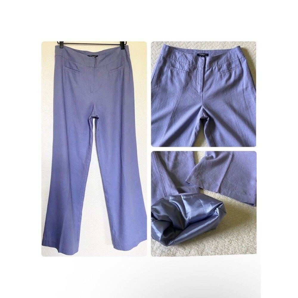 Chadwicks Linen Blend Wide Leg Pants